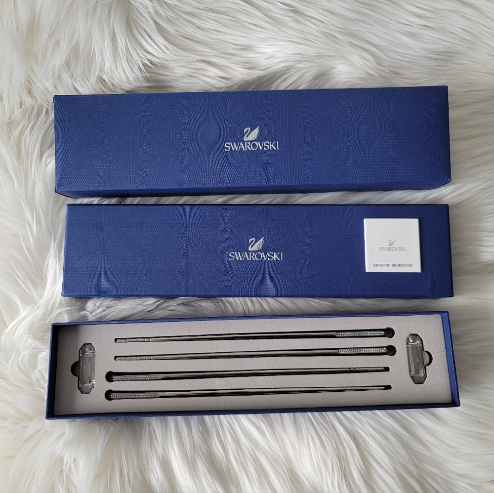 NEW Swarovski Ambiray Chopsticks Set